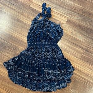 Misa floral halter size small